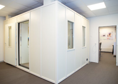 Cabine audiométrique centre auditif Avenches